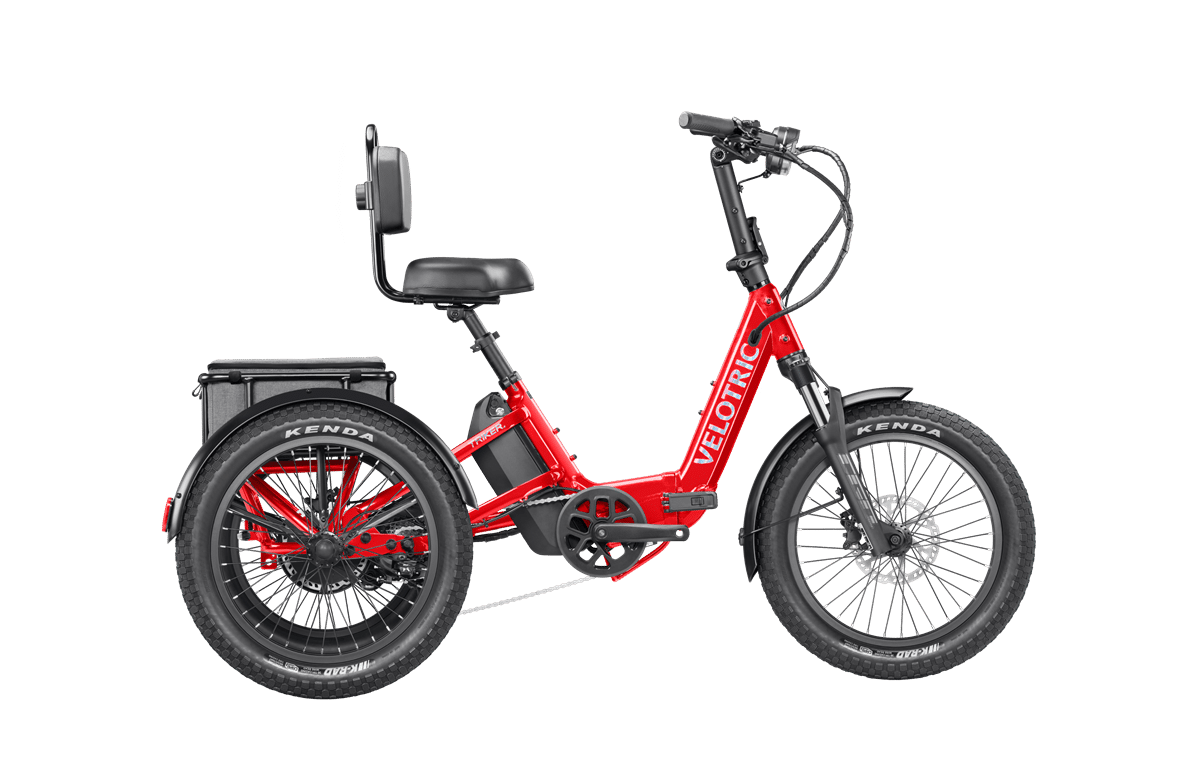 Velotric Triker 1 adult electric trike_cherry crimson