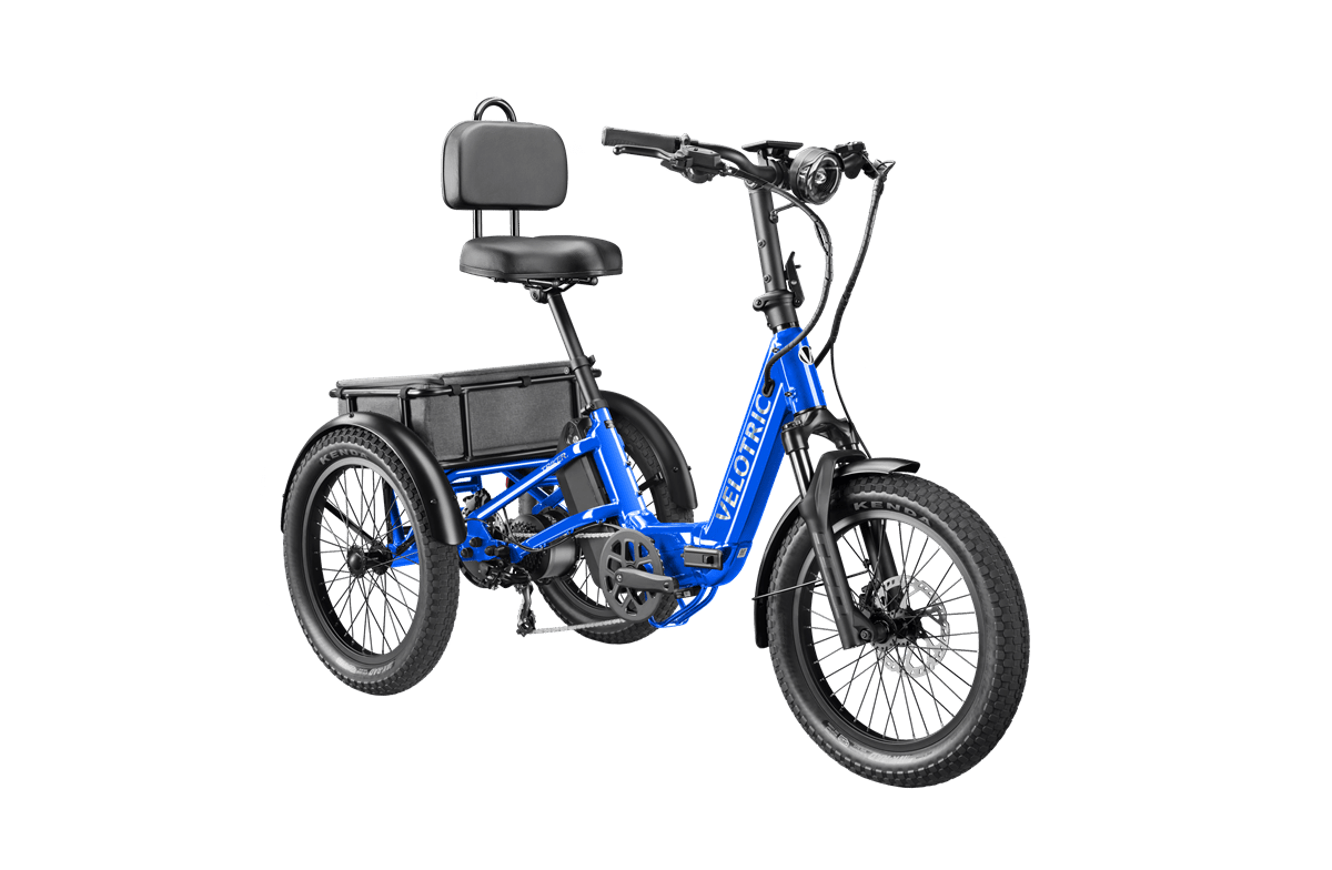 Velotric Triker 1 adult electric trike_royal blue_front